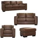 Retro Cinnamon 3 Cushion Sofa