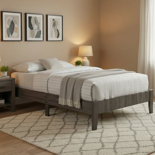 Skyler Twin Upholstered Platform Bed