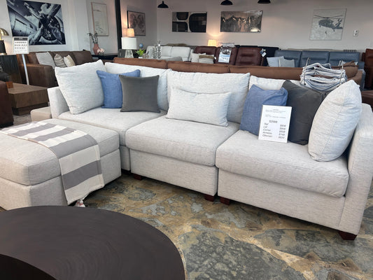 Luke Home Modular Newport Sectional 4pc