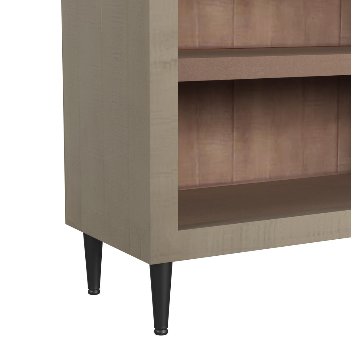 Arched Top Wood Bookcase - Natural