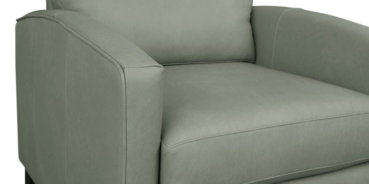 Emmett Leather Track Arm Lay Flat Power Recliner