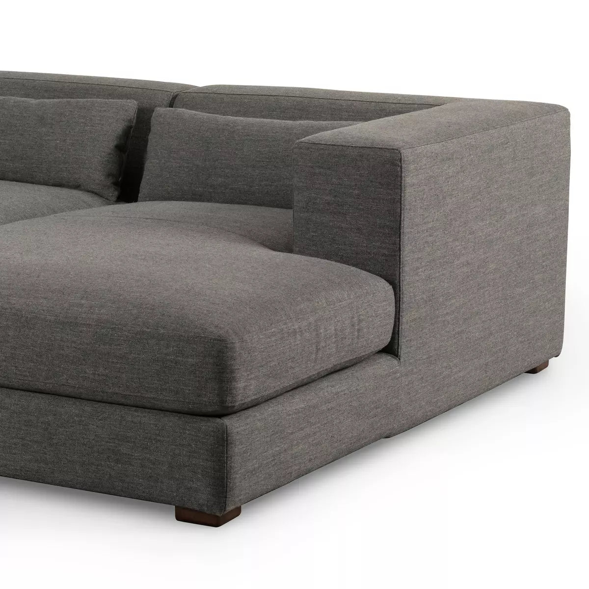 Sena Right Chaise Sectional - Alcala Graphite