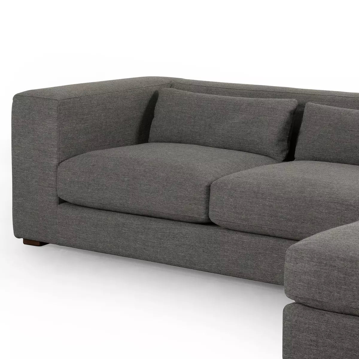 Sena Right Chaise Sectional - Alcala Graphite