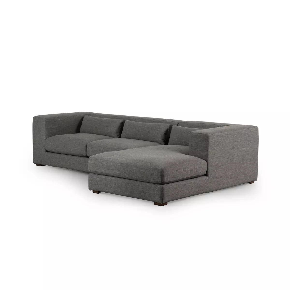 Sena Right Chaise Sectional - Alcala Graphite