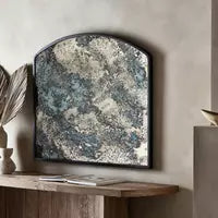 Acid Wash Mantel Mirror