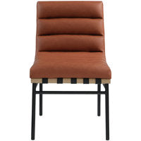 Cognac Leather Dining Chair