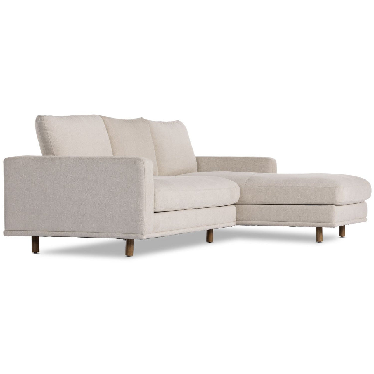 Four Hands Dom 2Pc Sectional with RAF Chaise