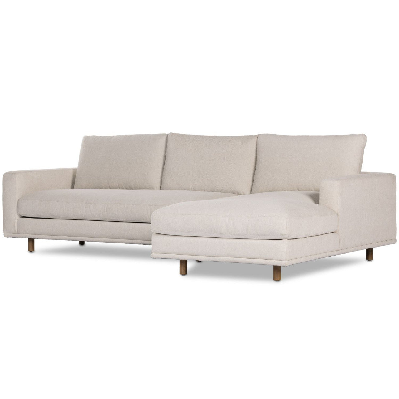 Four Hands Dom 2Pc Sectional with RAF Chaise