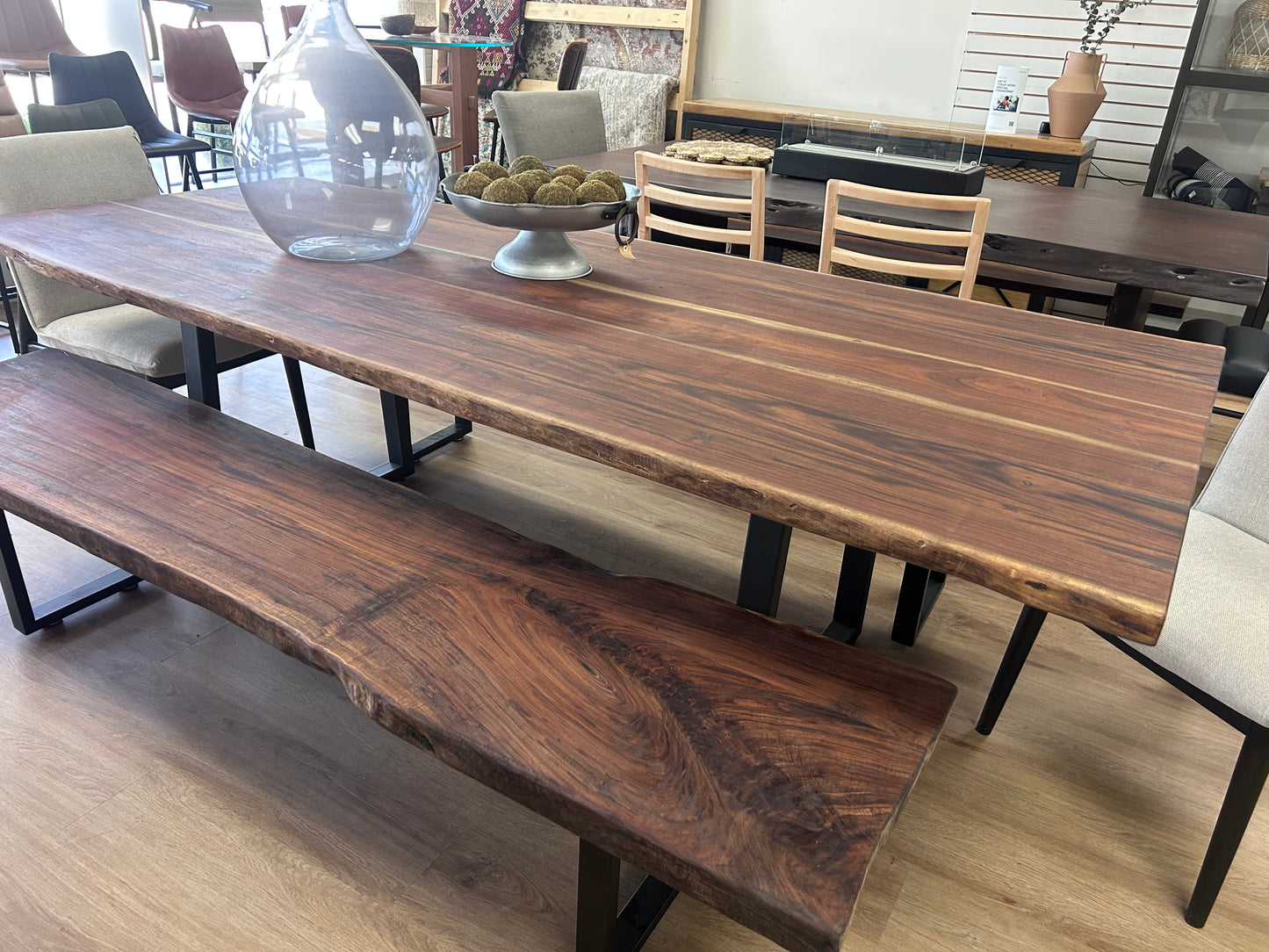 Heartwood Live Edge Solid Black Walnut  Wood