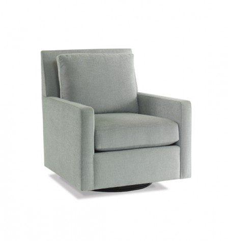 Phillip Swivel Glide In Chestnut Leather