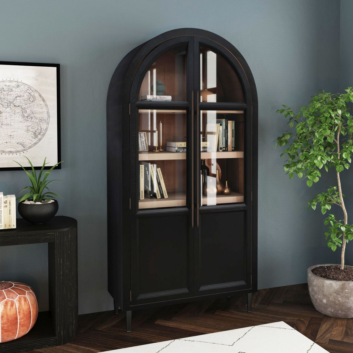 Bauers Arched Bookcase