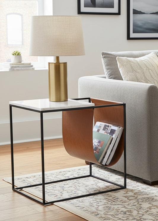 Cave Magazine Rack Brown