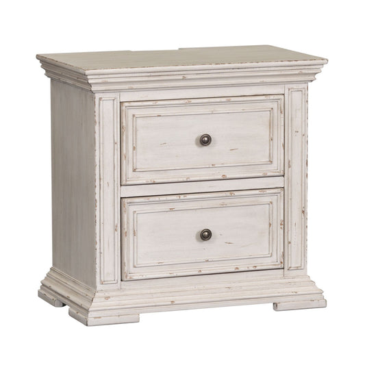 Big Valley 2 Drawer Nightstand w/ Charging Station
