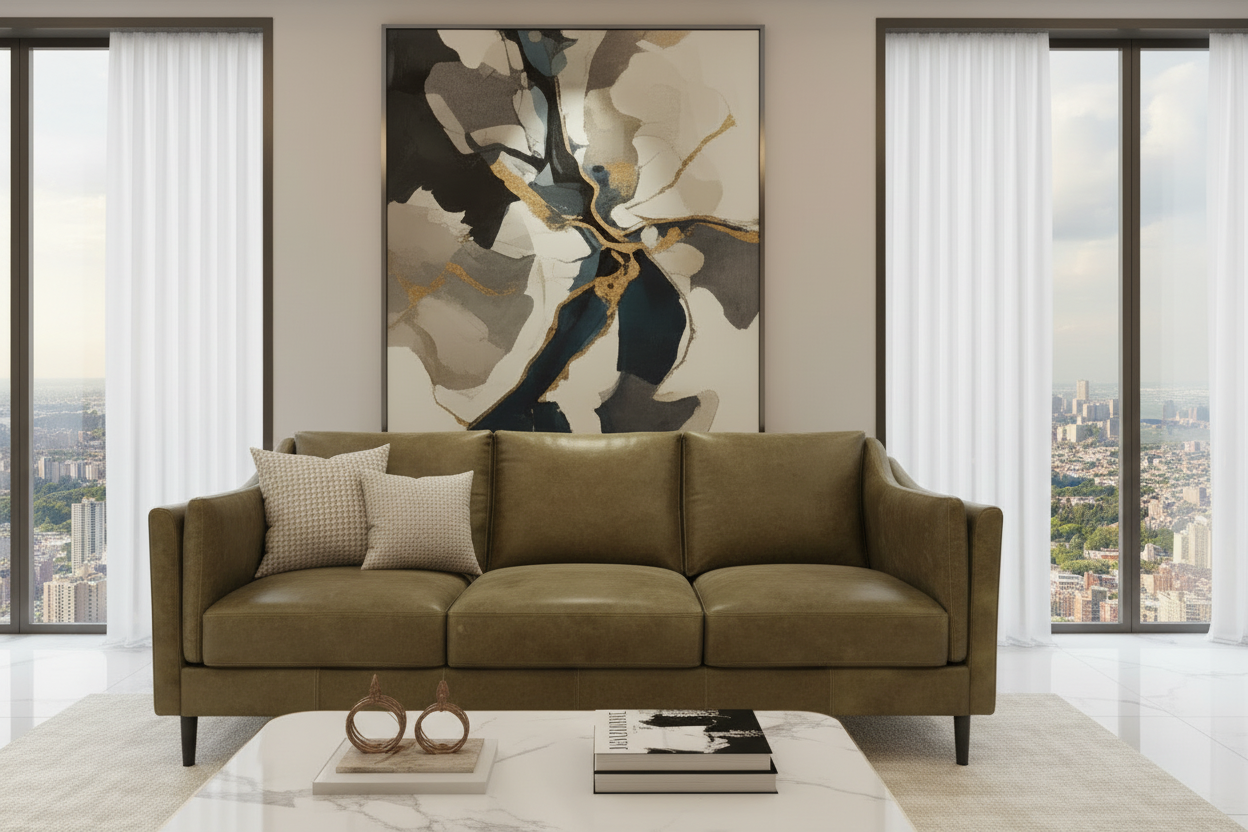 Ava sofa Bomber Tan