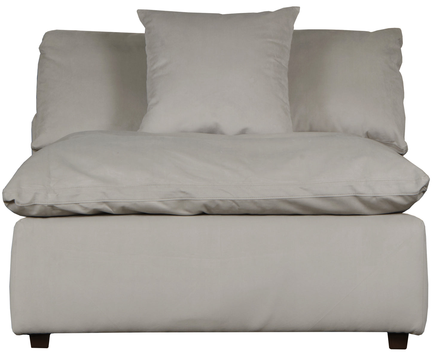 Dreamer Modular Sectional Armless Chair - Dove Grey
