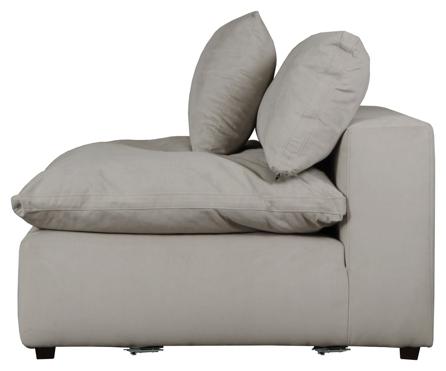 Dreamer Modular Sectional Armless Chair - Dove Grey