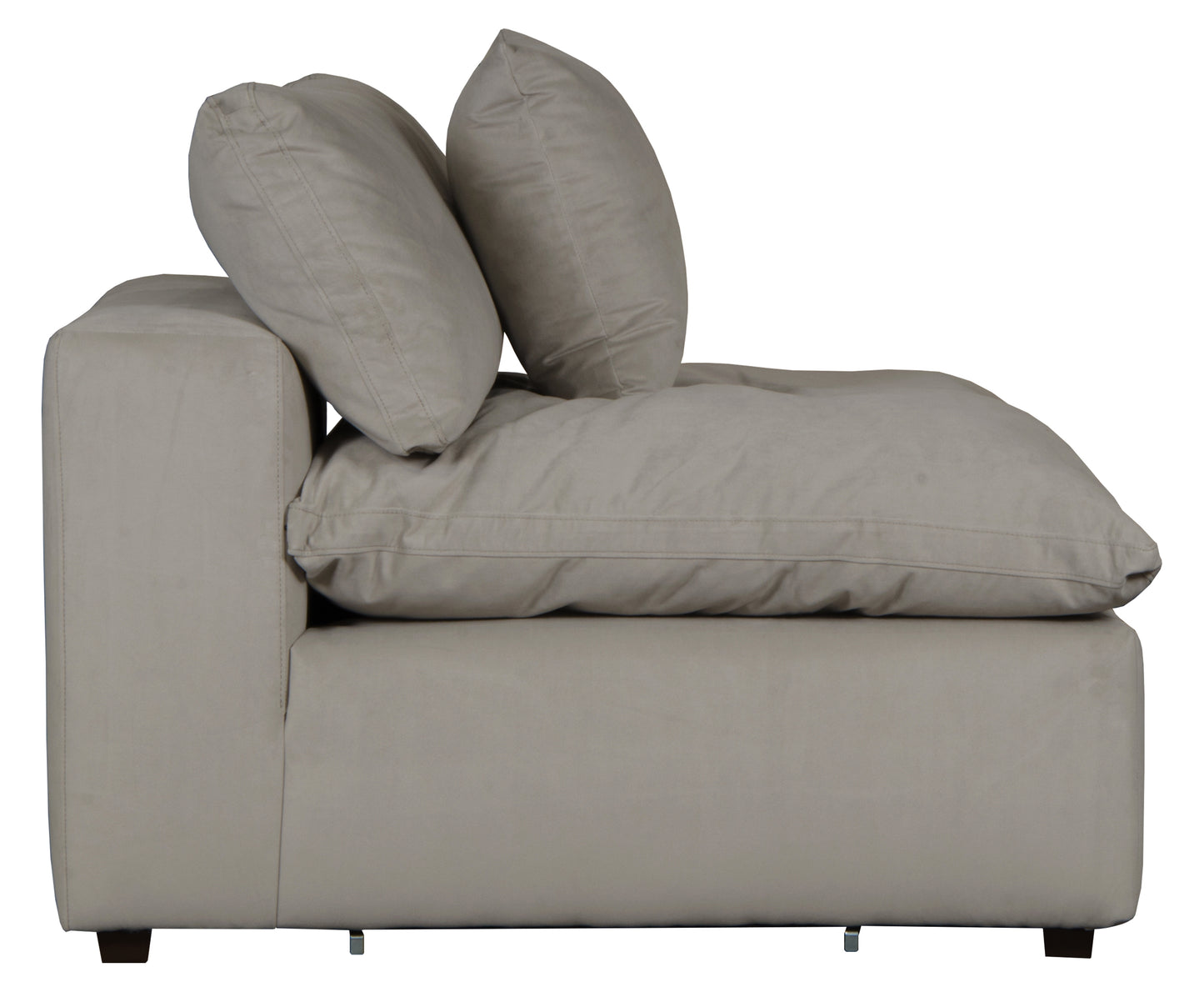 Dreamer Modular Sectional Armless Chair - Dove Grey