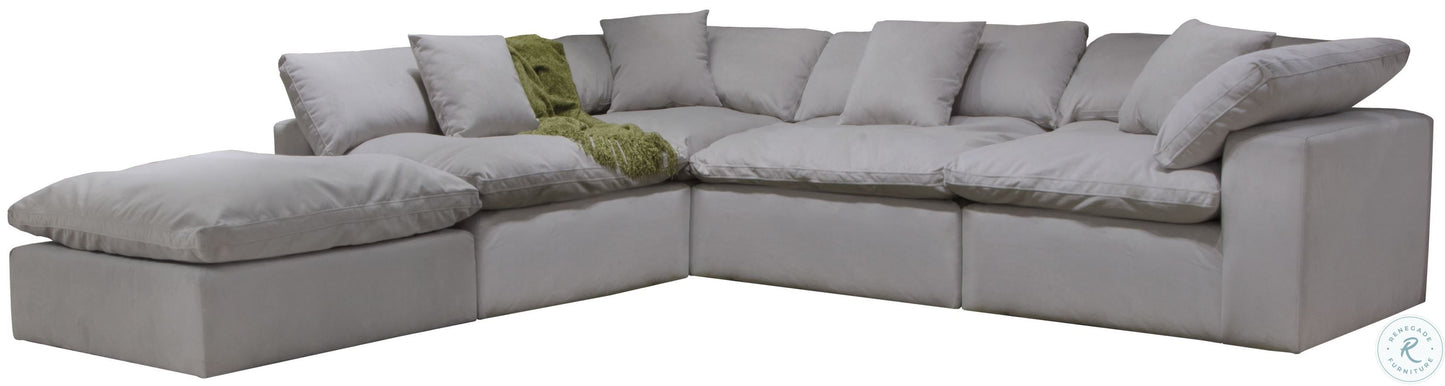 Dreamer Modular Sectional Armless Chair - Dove Grey