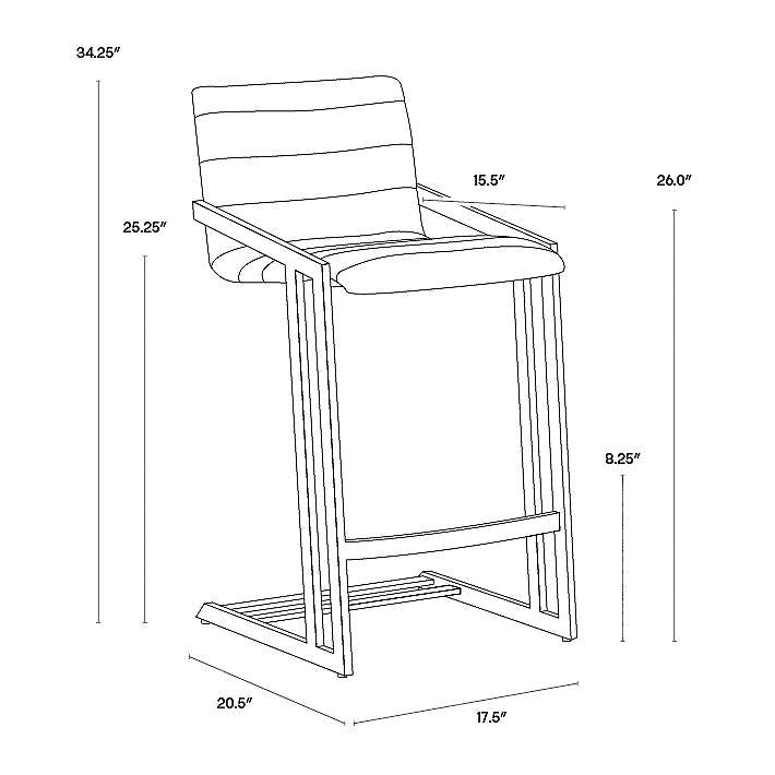 Sunpan Weber Counter Stools