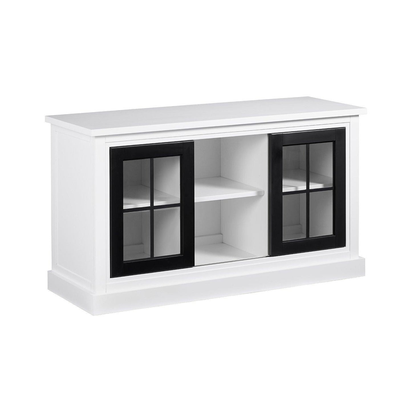 Progressive Habitat Console Table in Snow/Black