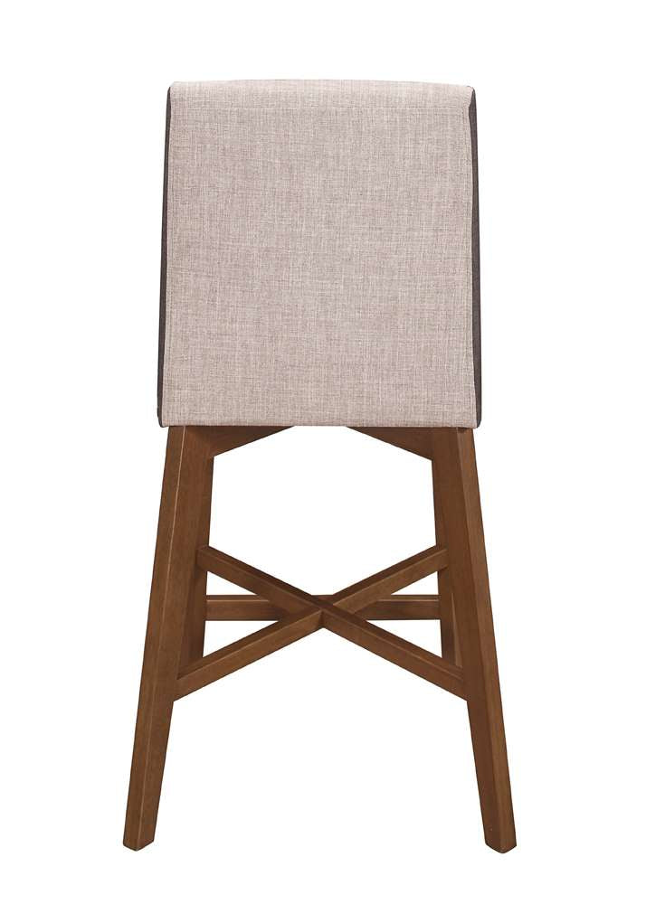 Logan Upholstered Fabric Counter Stool