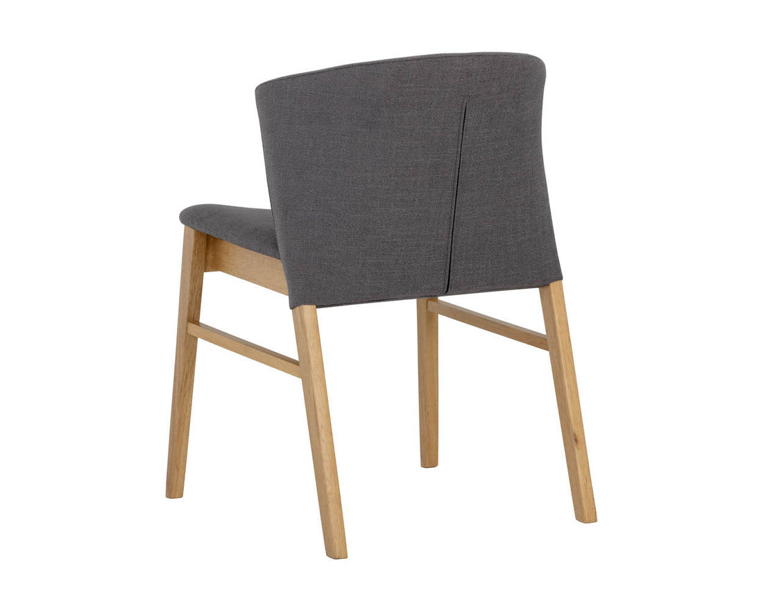 Natural Dark Gray Dining Chairs