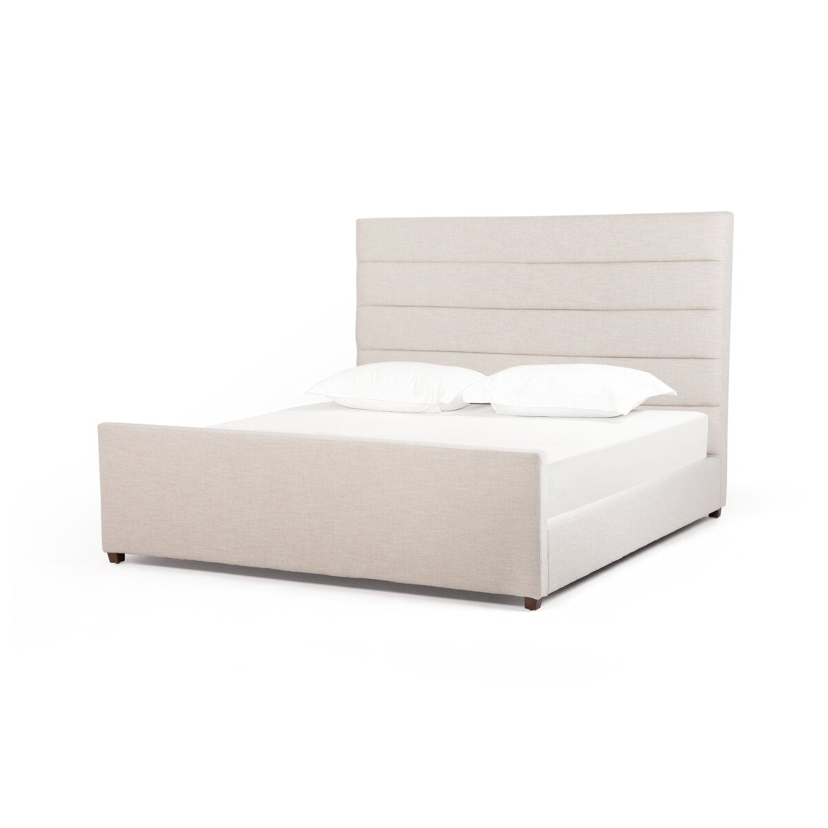 Daphne King  Bed Cambric Ivory