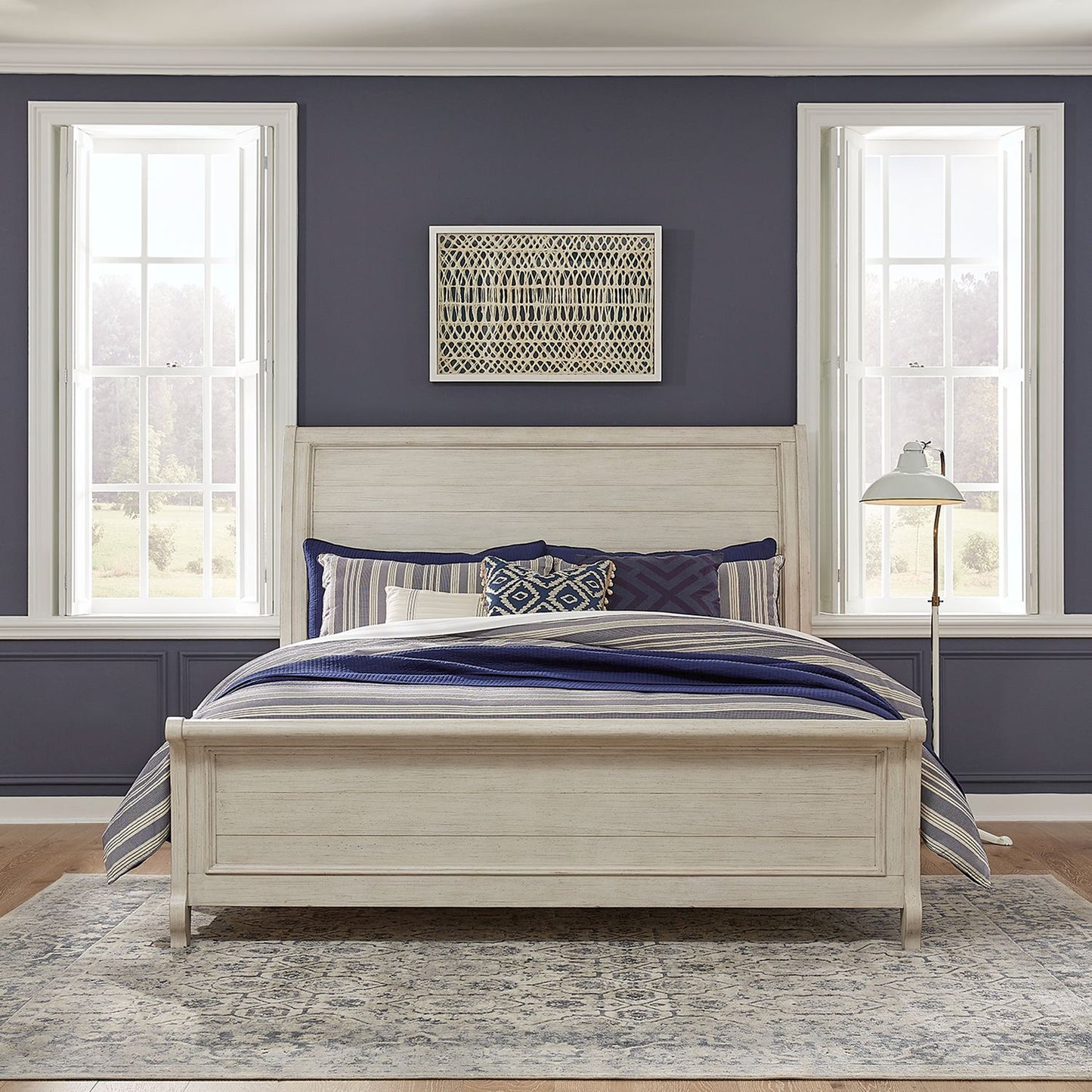 Farmhouse Reimagined Queen Sleigh Bed