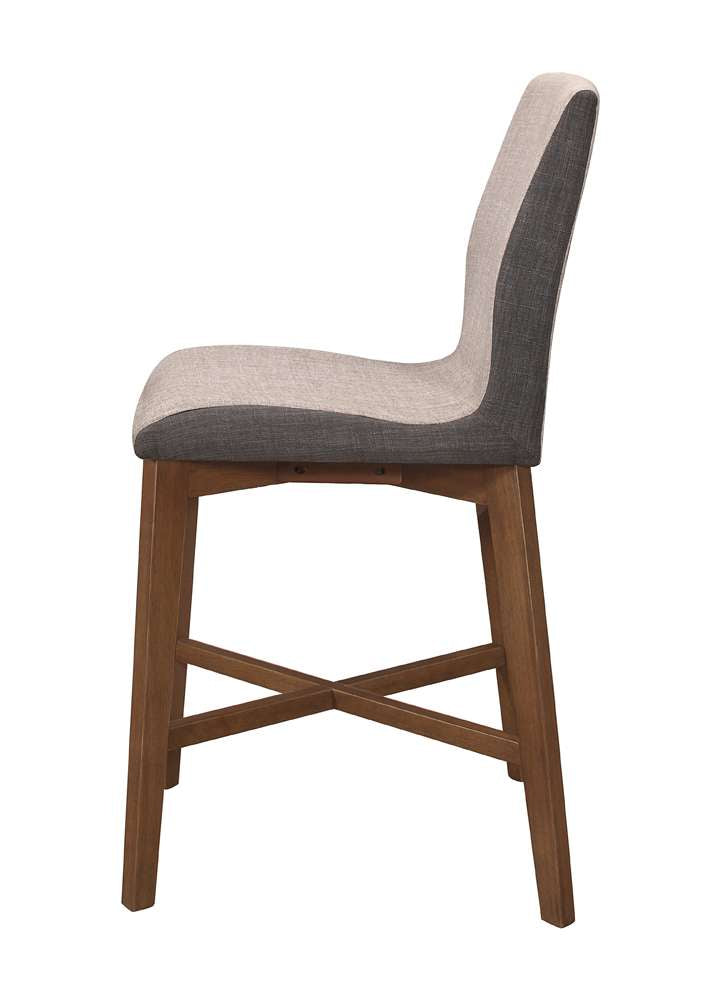 Logan Upholstered Fabric Counter Stool