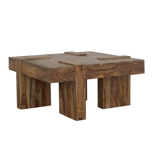 Samira Wooden Square Coffee Table