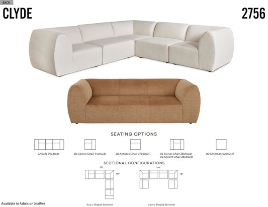 Clyde Sofa | Congac | New Arrival