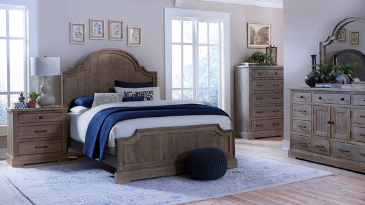 Vintage Progressive Queen Bed Collection