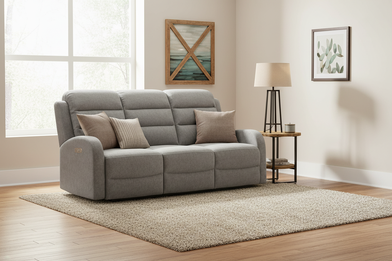 Harvey Power Sofa W/ 2 Power Headrest