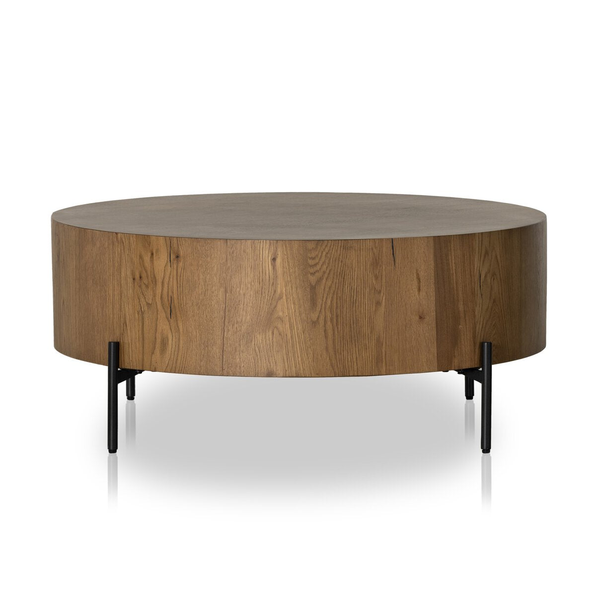 Eaton Drum Coffee Table
Amber Oak Resin •