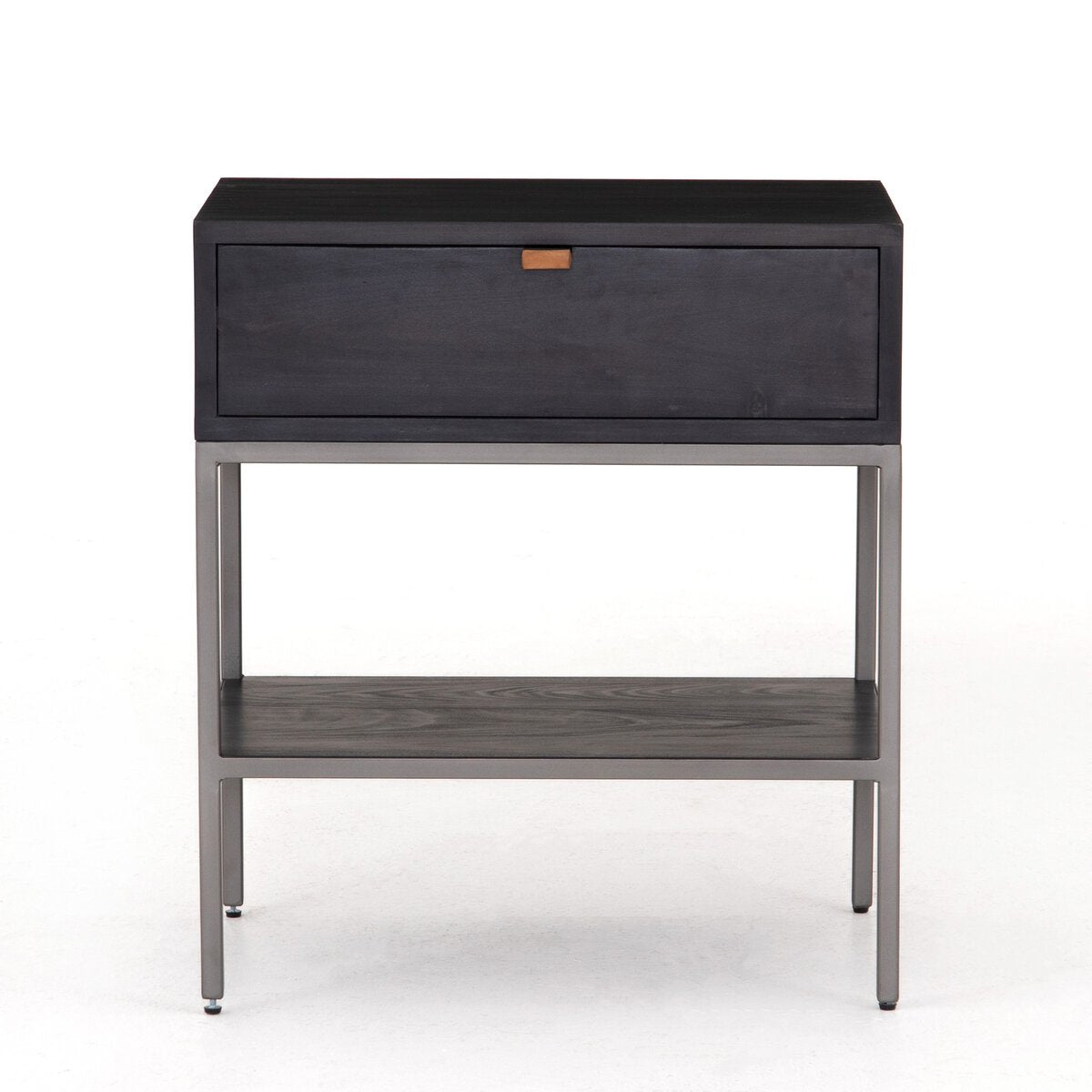 Trey Nightstand Poplar Black Wash