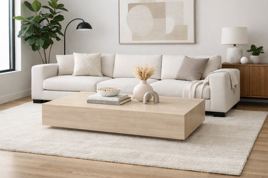 Modern Desert Rectangle Cocktail Table