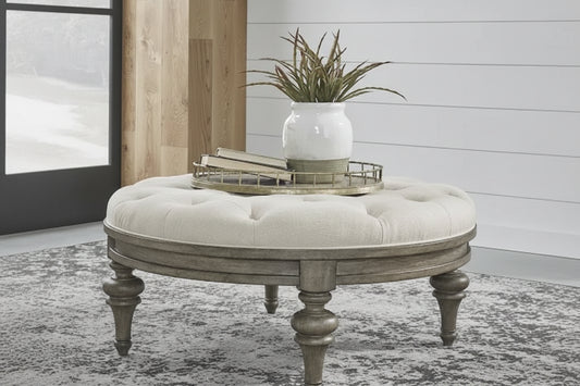Round Traditional Ottoman