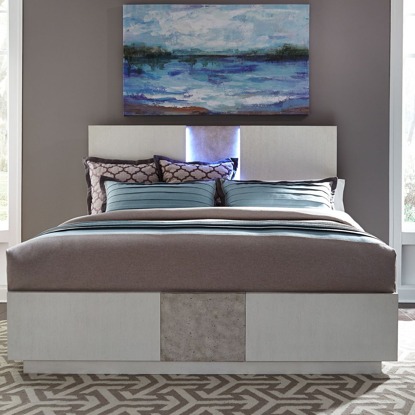 Mirage Wirebrushed King Bed