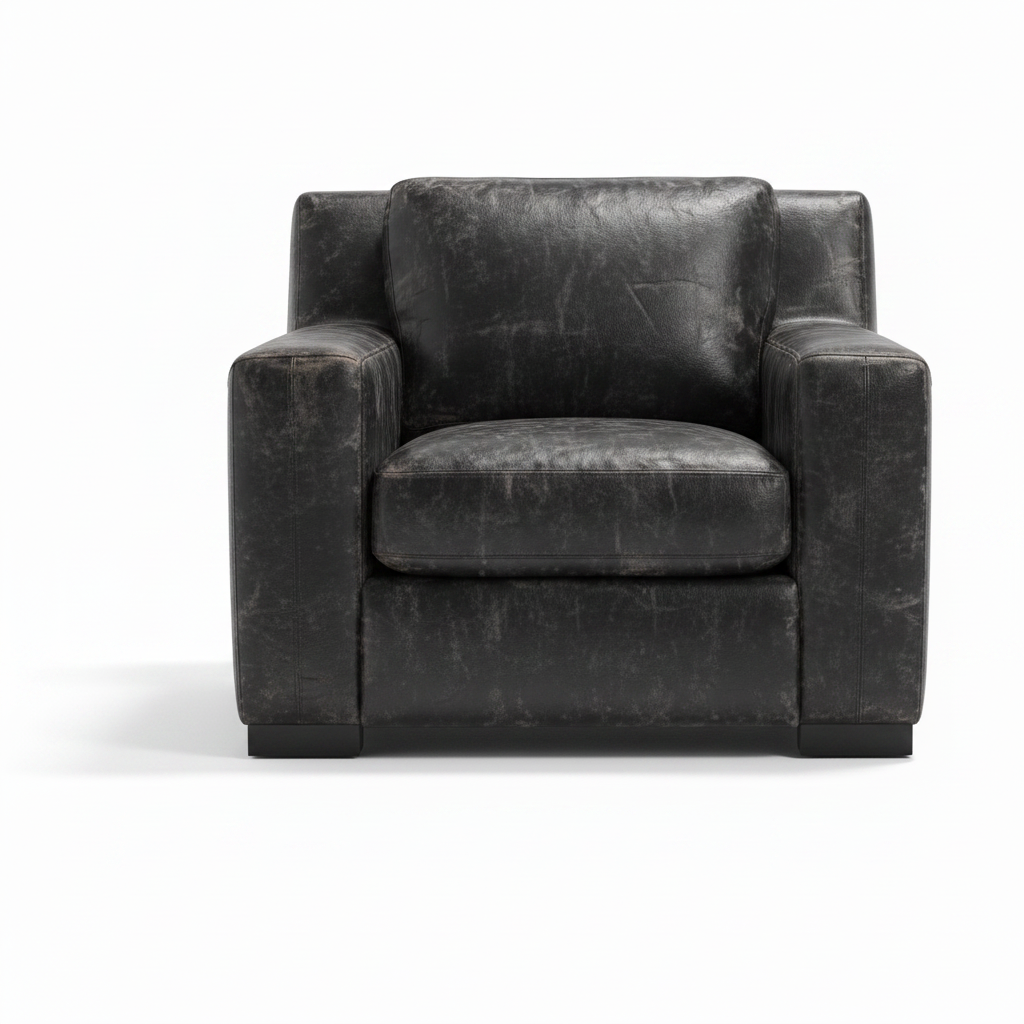 Retro Bomber Black Chair