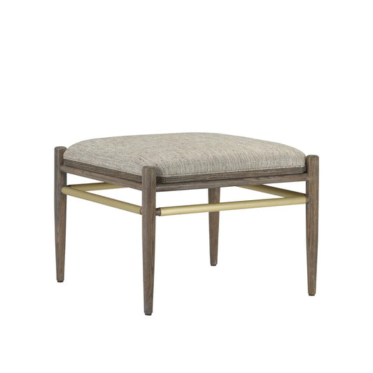 Visby Light Pepper Ottoman