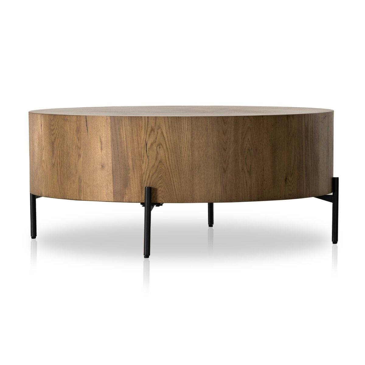 Eaton Drum Coffee Table
Amber Oak Resin •