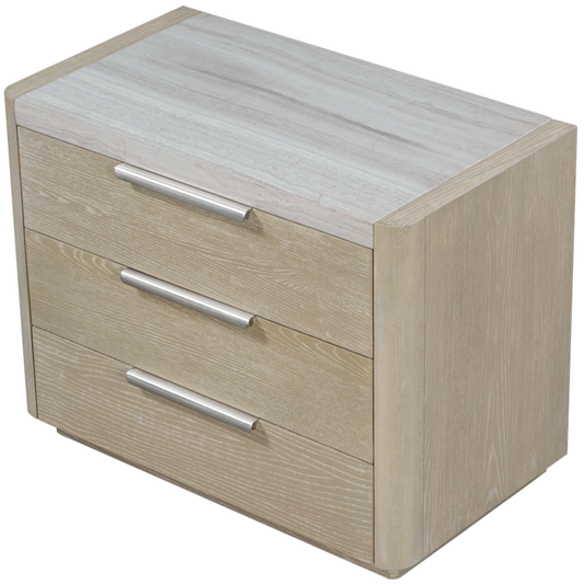 Warner Three Drawer Nightstand