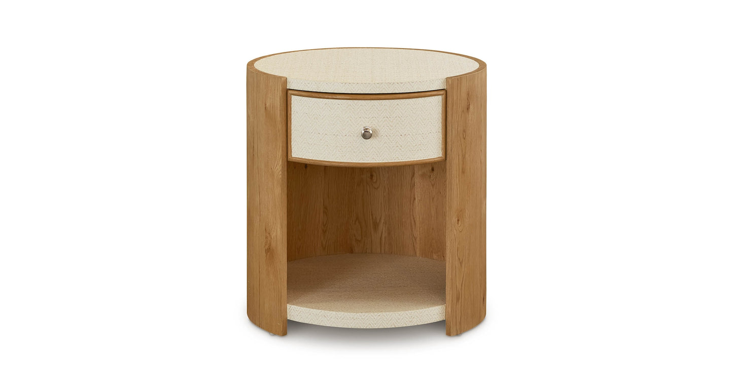 Bassett Newbury Round Open Front End Table