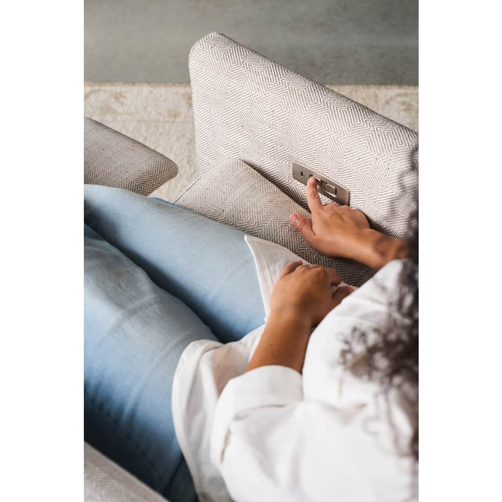 Rowe Lilah Swivel Power Recliner 12586-19 Fabric Color