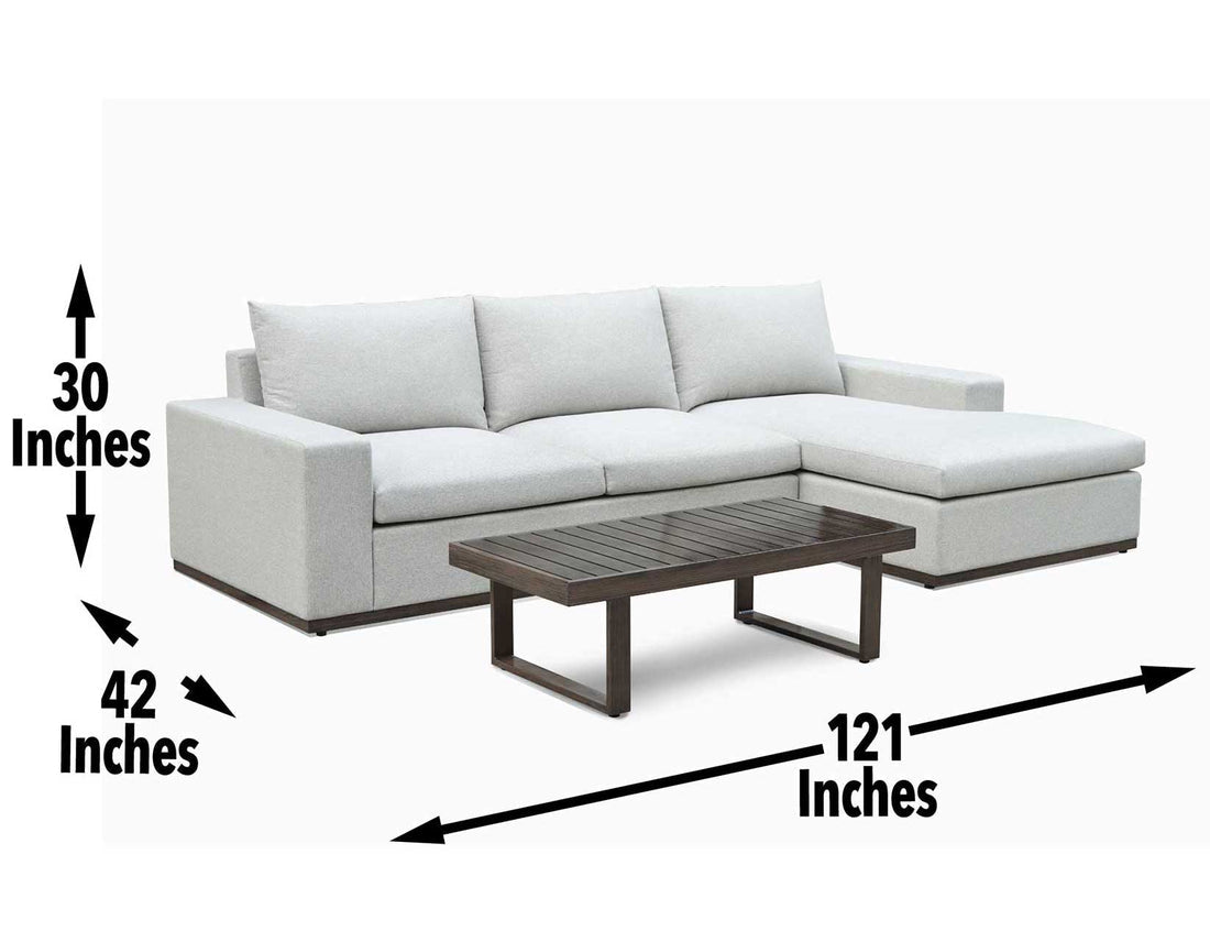 Wyatt Patio Chaise Lounge Sectional