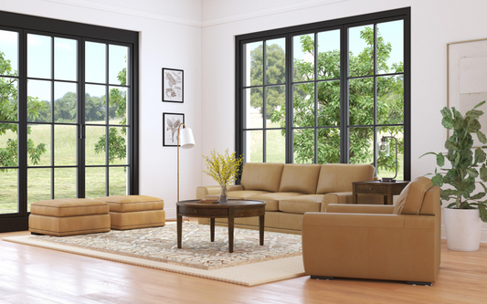 clemmons Leather Sofa
