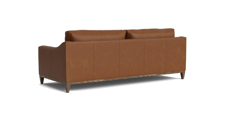 Bassett Loveseat Umber Leather