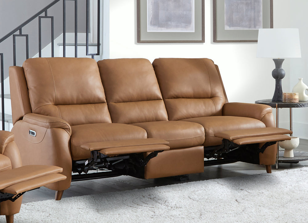 PARKER HOUSE AUSTIN - CARAMEL CREAM POWER SOFA