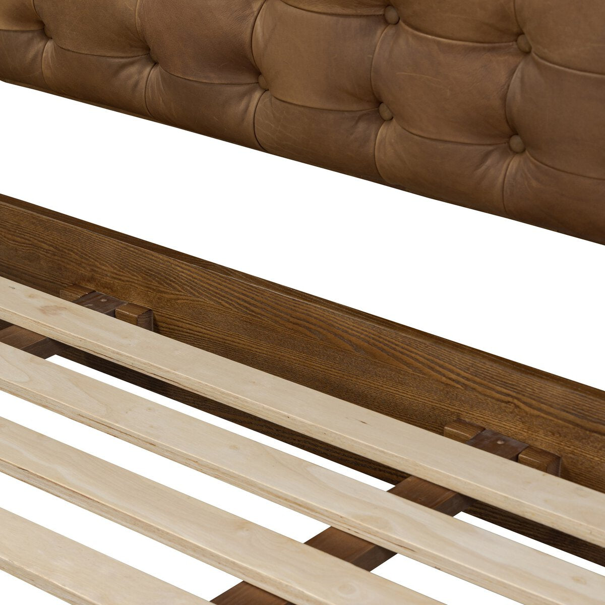Four Hands Halston King Bed-Terra Brown Ash