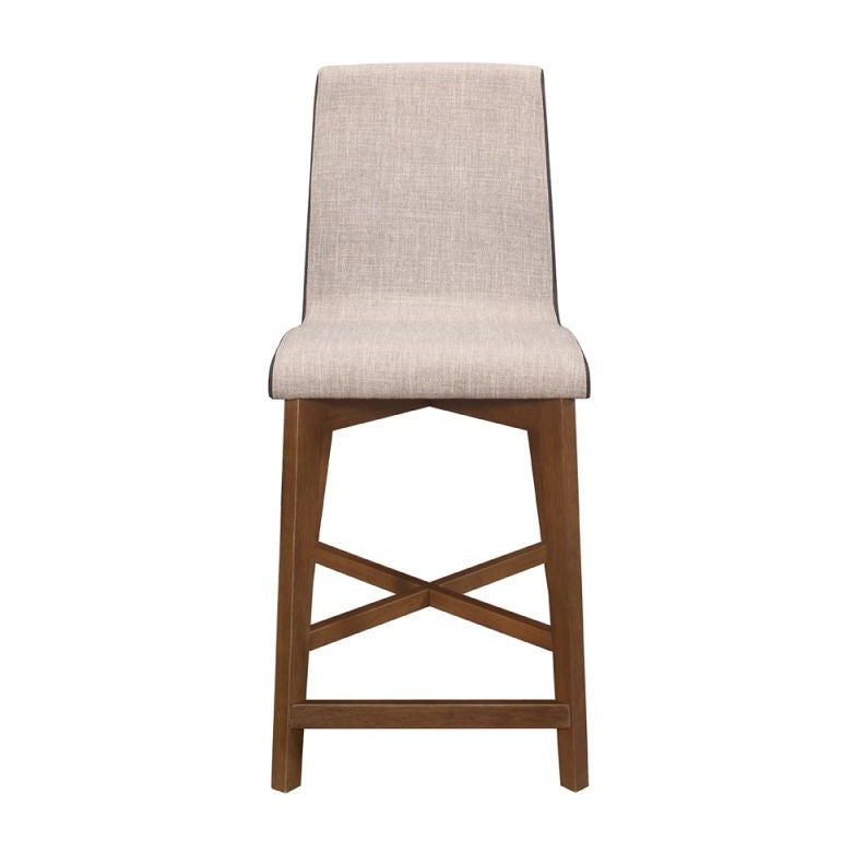 Logan Upholstered Fabric Counter Stool